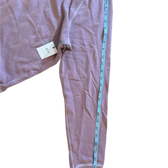 AE77 Women’s Crewneck Sweatshirt Purple Fleece Pullover Size L NWT - Picture 4 of 6